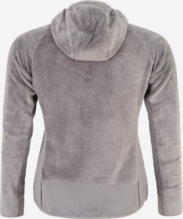 JACK WOLFSKIN Athletic Fleece Jacket 'ROTWAND' in Grey