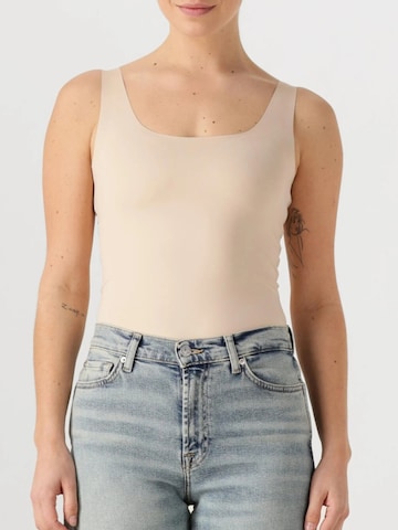 Coster Copenhagen - Top ' VIDA ' en beige: frente