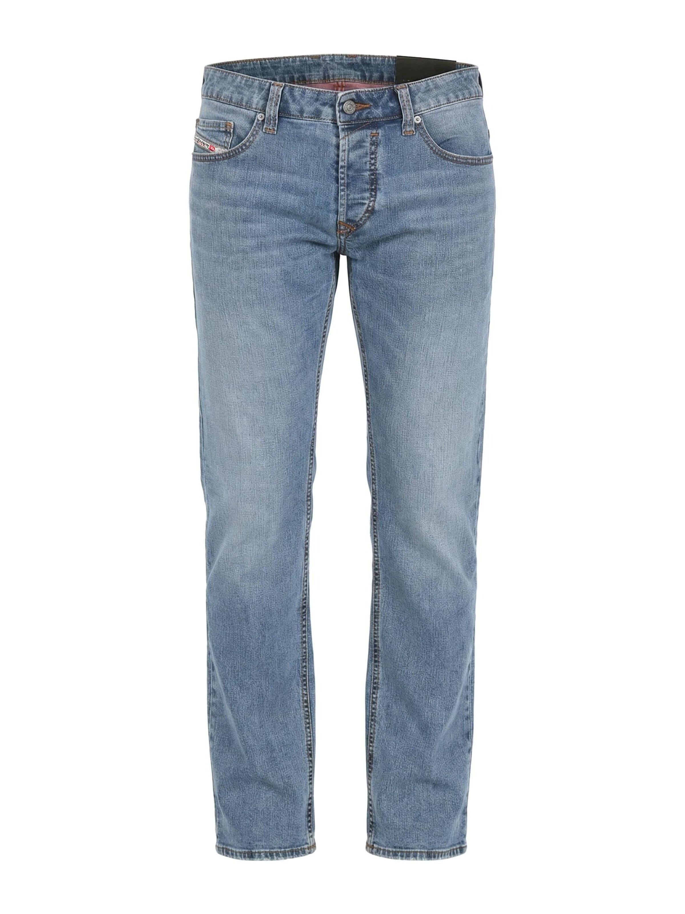 Jean 'Straight SAFADO-X' DIESEL en bleu : devant