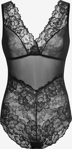 Evoni Bodysuit in Black: front