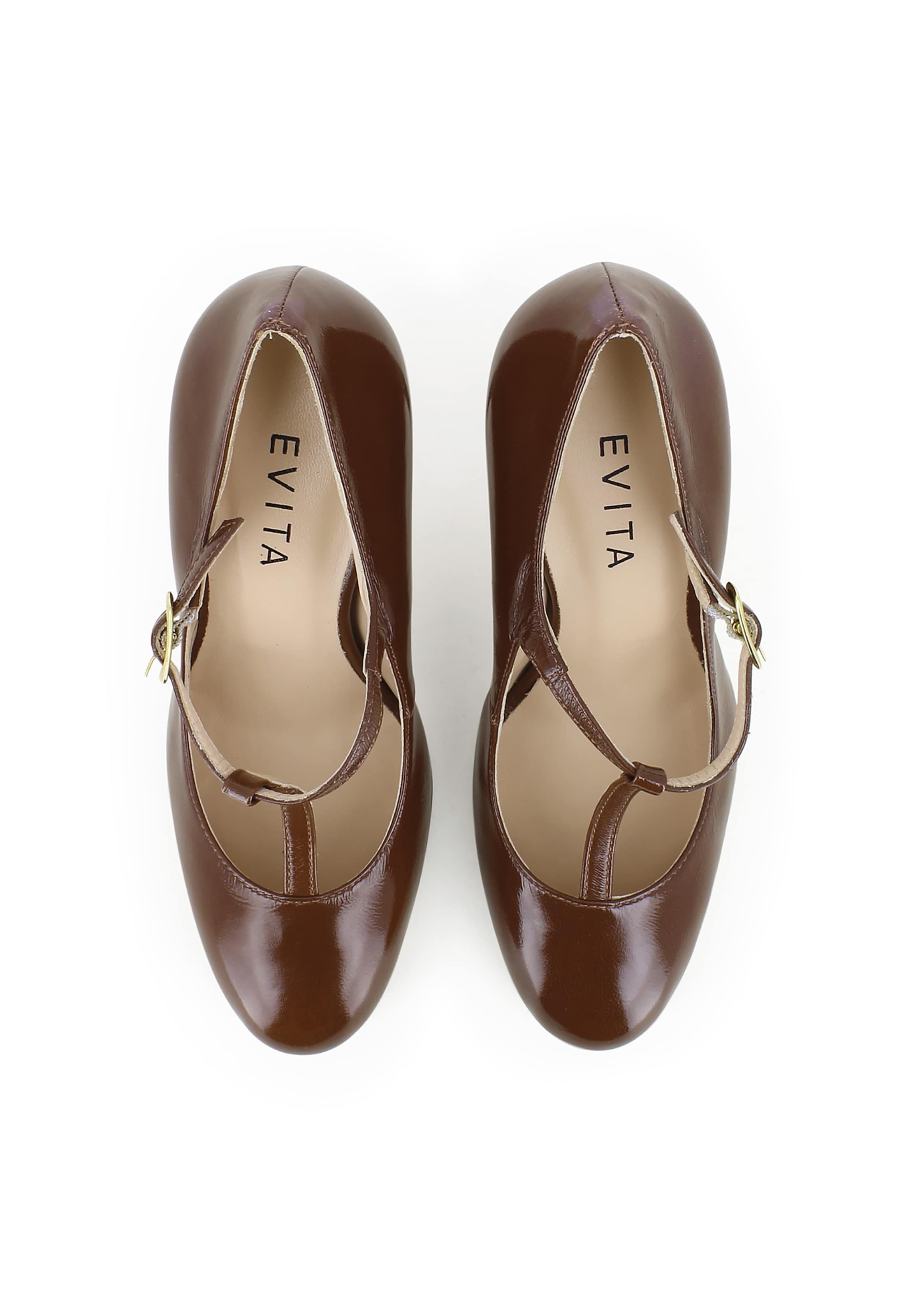 EVITA Pumps 'CRISTINA' in Brown
