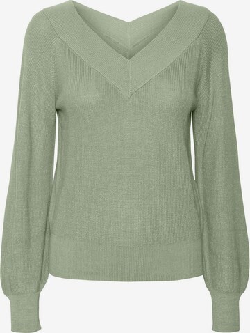 VERO MODA Trui 'New Lexsun' in Groen: voorkant