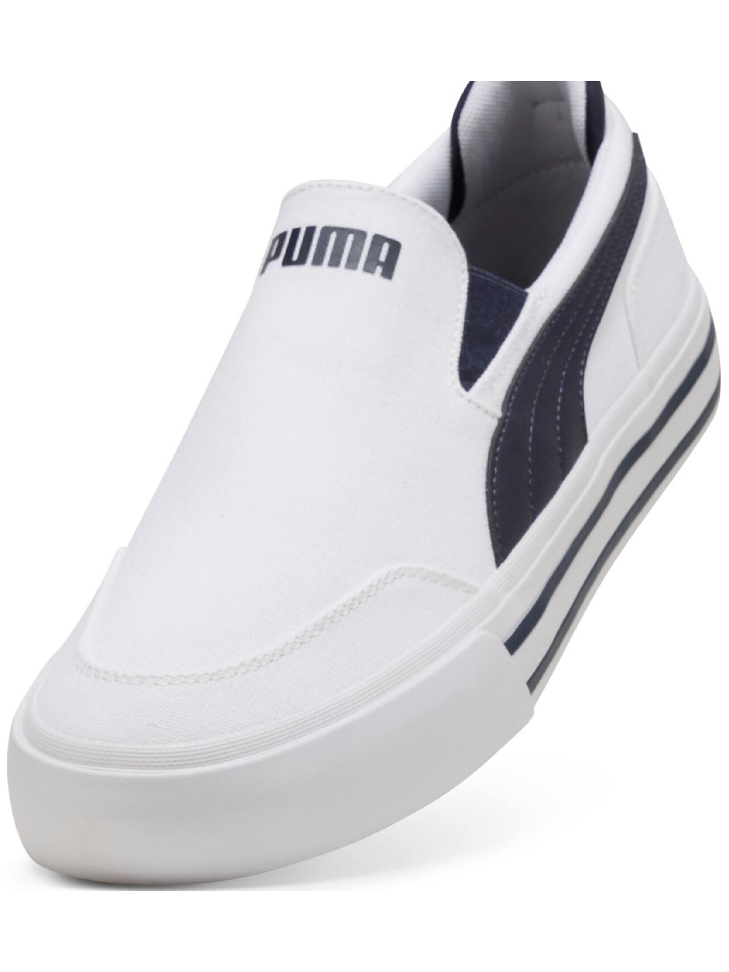 PUMA - Calzado deportivo 'Puma Court Classic Vulc Slipon' en blanco