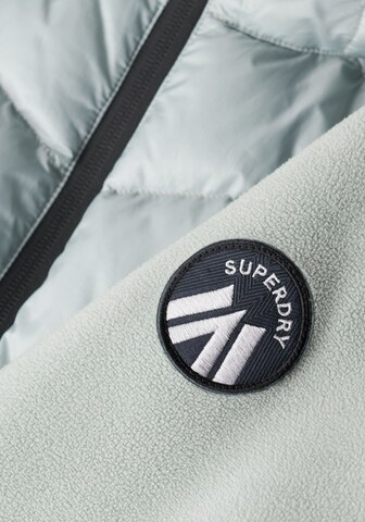 Superdry Fleece Jacket in Green