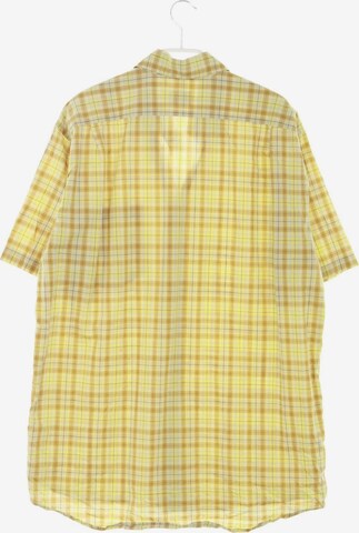 LACOSTE Button Up Shirt in L in Yellow