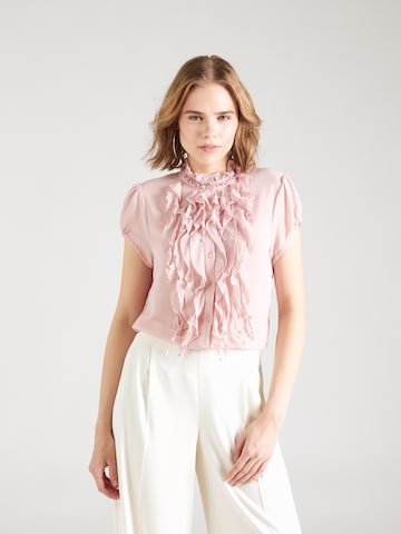 VILA - Blusa 'JULIE' em rosa: frente