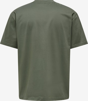 Only & Sons Μπλουζάκι 'Fred' σε πράσινο