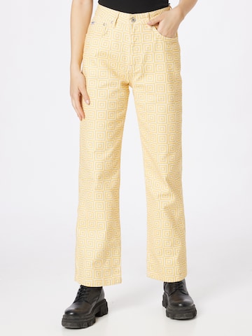 The Ragged Priest Boot cut Jeans 'SOLAR' in Yellow: front