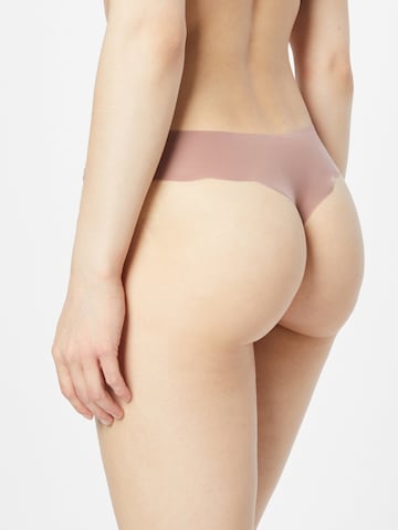 SLOGGI Thong 'ZERO Microfibre 2.0 H' in Brown