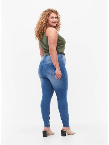 Zizzi Skinny Jeans i blå