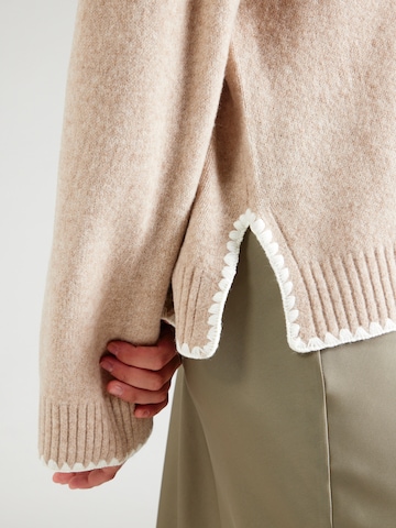 Pull-over 'YAZMIN' VILA en beige