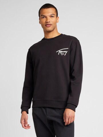 Tommy Jeans Sweatshirt in Schwarz