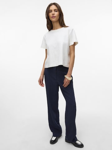 VERO MODA regular Lærredsbukser i blå