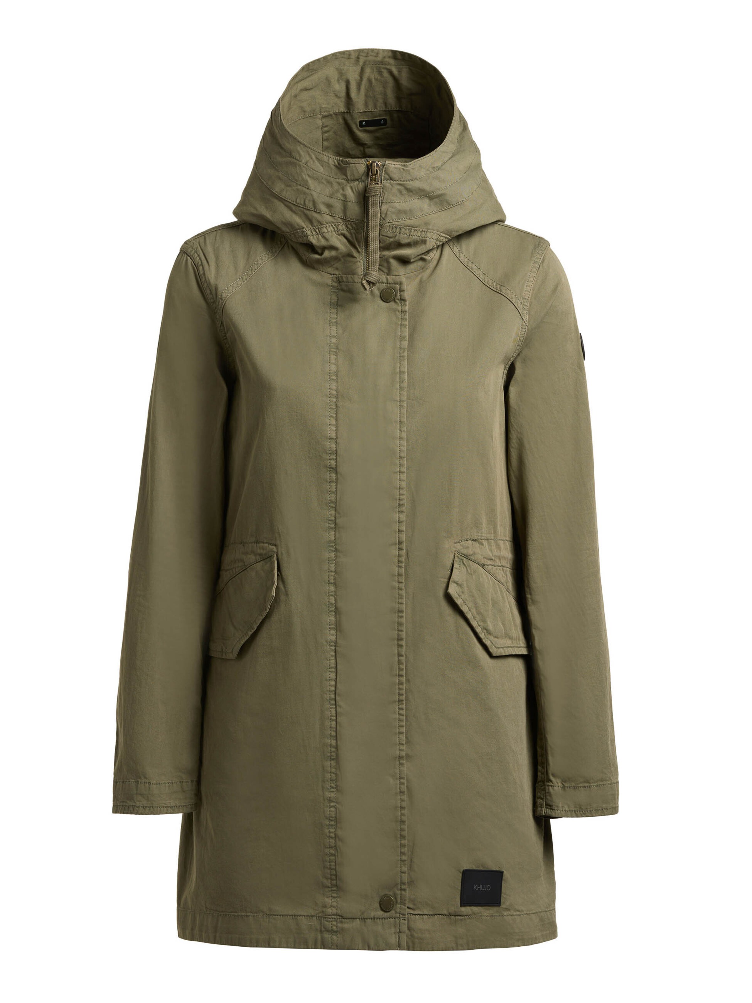 Manteau mi-saison 'Nika ' khujo en vert : devant