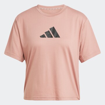ADIDAS PERFORMANCE Performance Shirt 'Essentials' in Pink: front