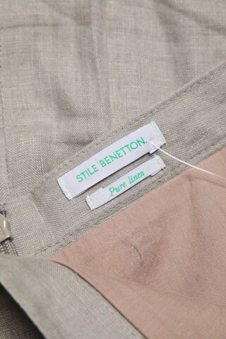 STILE BENETTON Skirt in XL in Beige