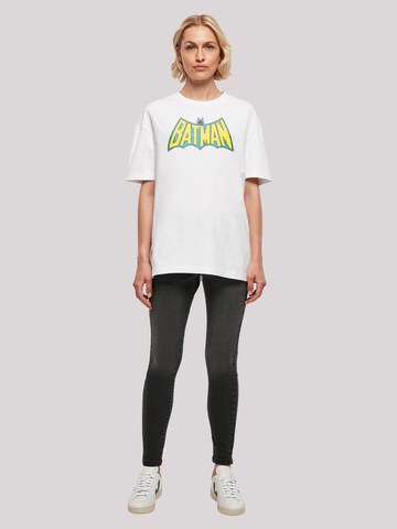 T-shirt oversize 'DC Comics Batman Crackle' F4NT4STIC en blanc