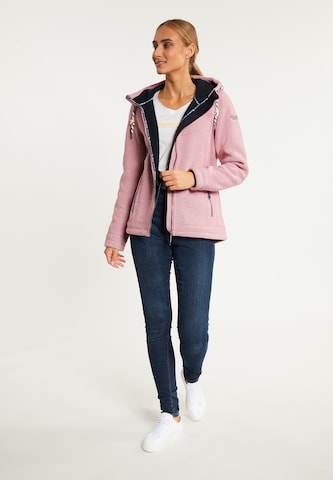 Veste en polaire Schmuddelwedda en rose