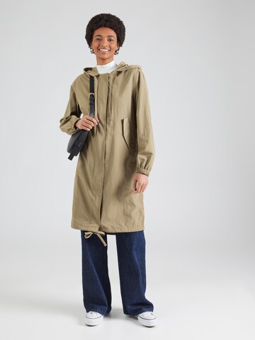 Manteau mi-saison QS en vert : devant