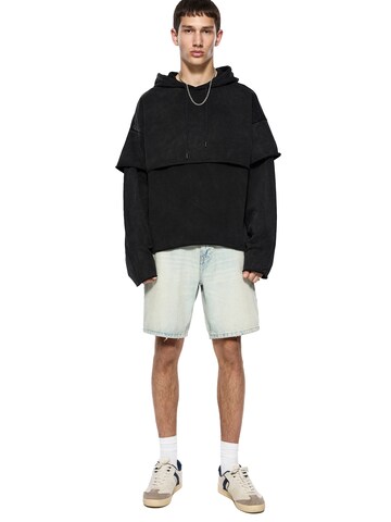Pull&Bear Loosefit Jeans in Blauw
