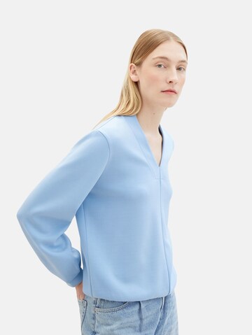 Sweat-shirt TOM TAILOR en bleu