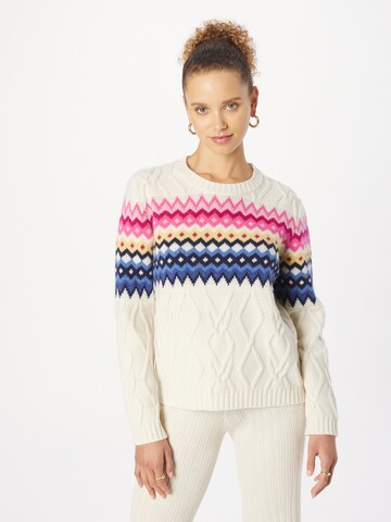 Pullover di UNITED COLORS OF BENETTON in bianco: frontale