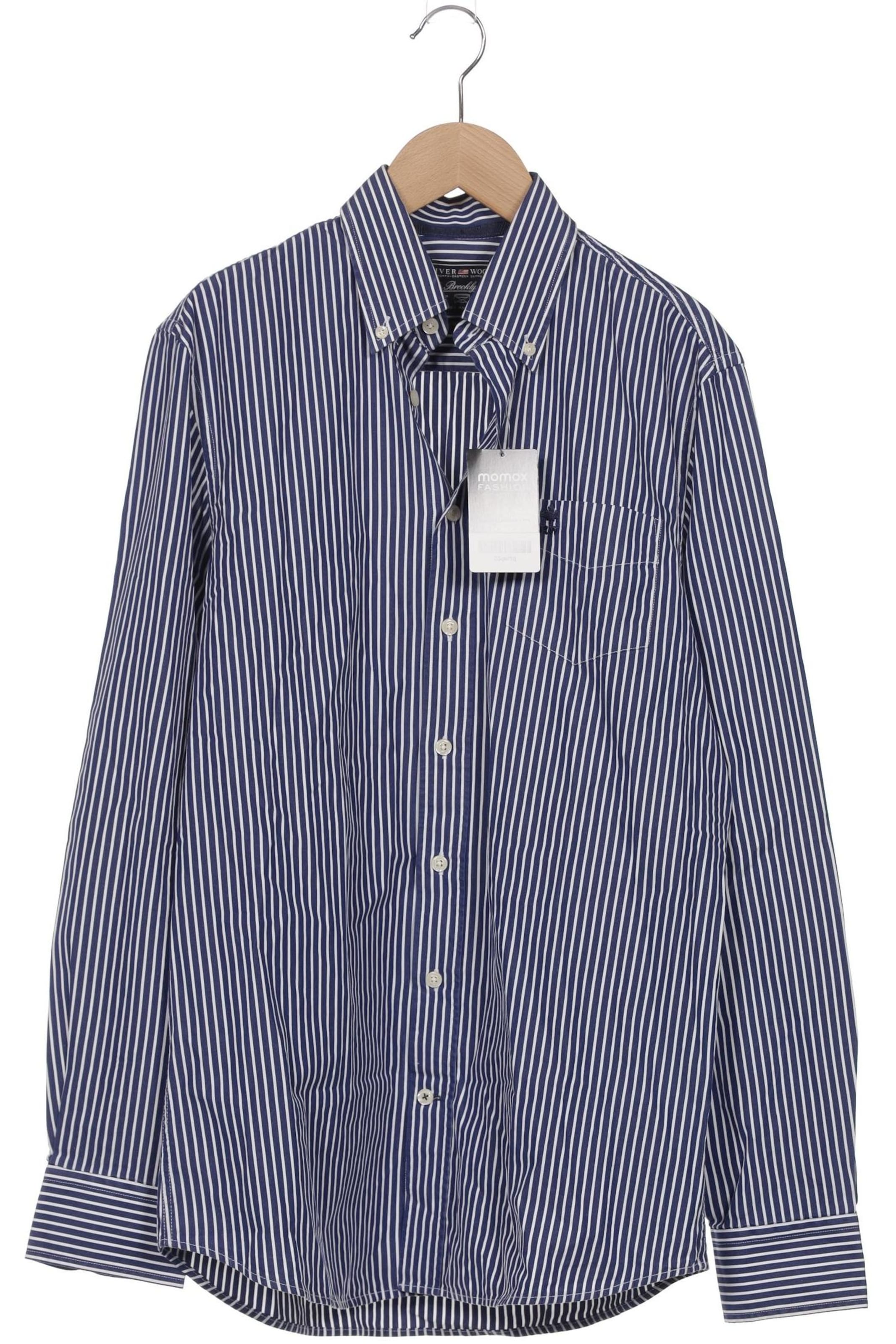 River Woods Hemd S in Blau: Vorderseite