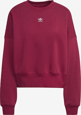 ADIDAS ORIGINALS Sweatshirt 'Adicolor Essentials Fleece' in Rood: voorkant