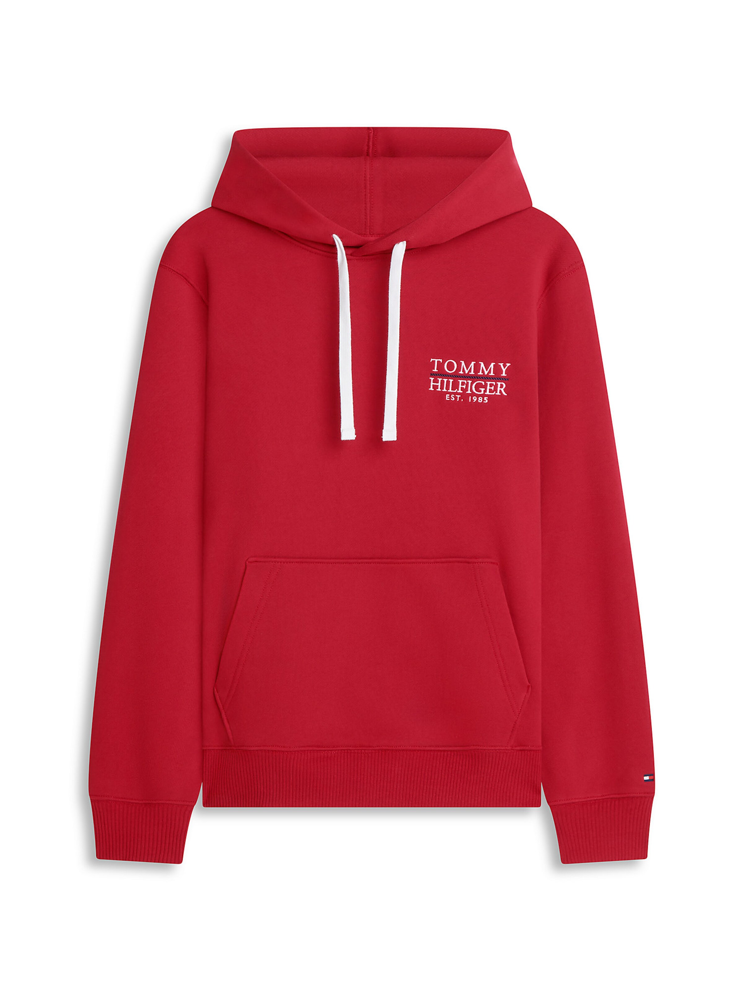 TOMMY HILFIGER Sweatshirt 'Heritage' in Rood: voorkant