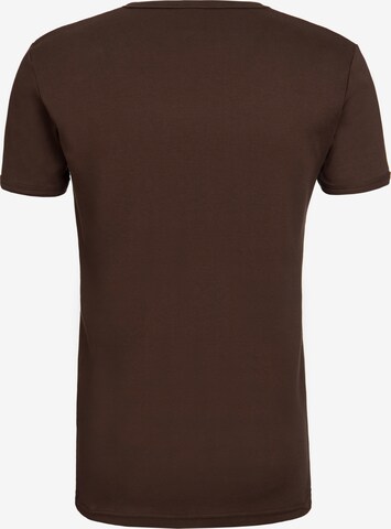 LOGOSHIRT Shirt 'Flash' in Brown