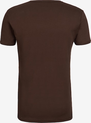 LOGOSHIRT Shirt 'Die Sendung mit der Maus' in Brown