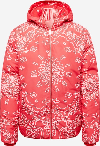 Family First Between-Season Jacket in Red: front