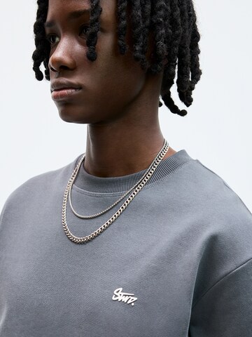 Pull&Bear Majica 'STWD' | modra barva