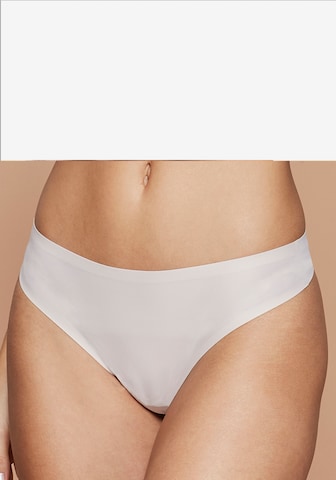 LASCANA Thong in Beige: front