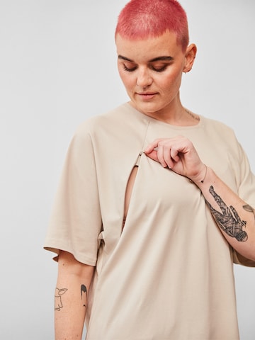 dayê rose Oversizeshirt 'Heather'‌‌‌‌‌‌‌‌‌‌ in Beige