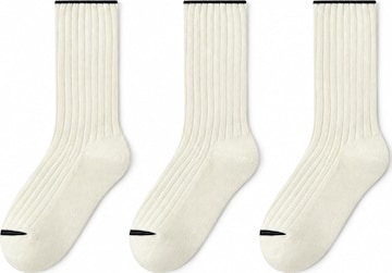 Millo Socks 'Cosy Steps Kids' in White: front