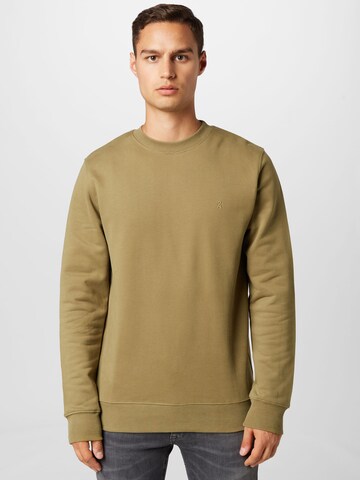 ARMEDANGELS Sweatshirt 'Malte' in Green: front