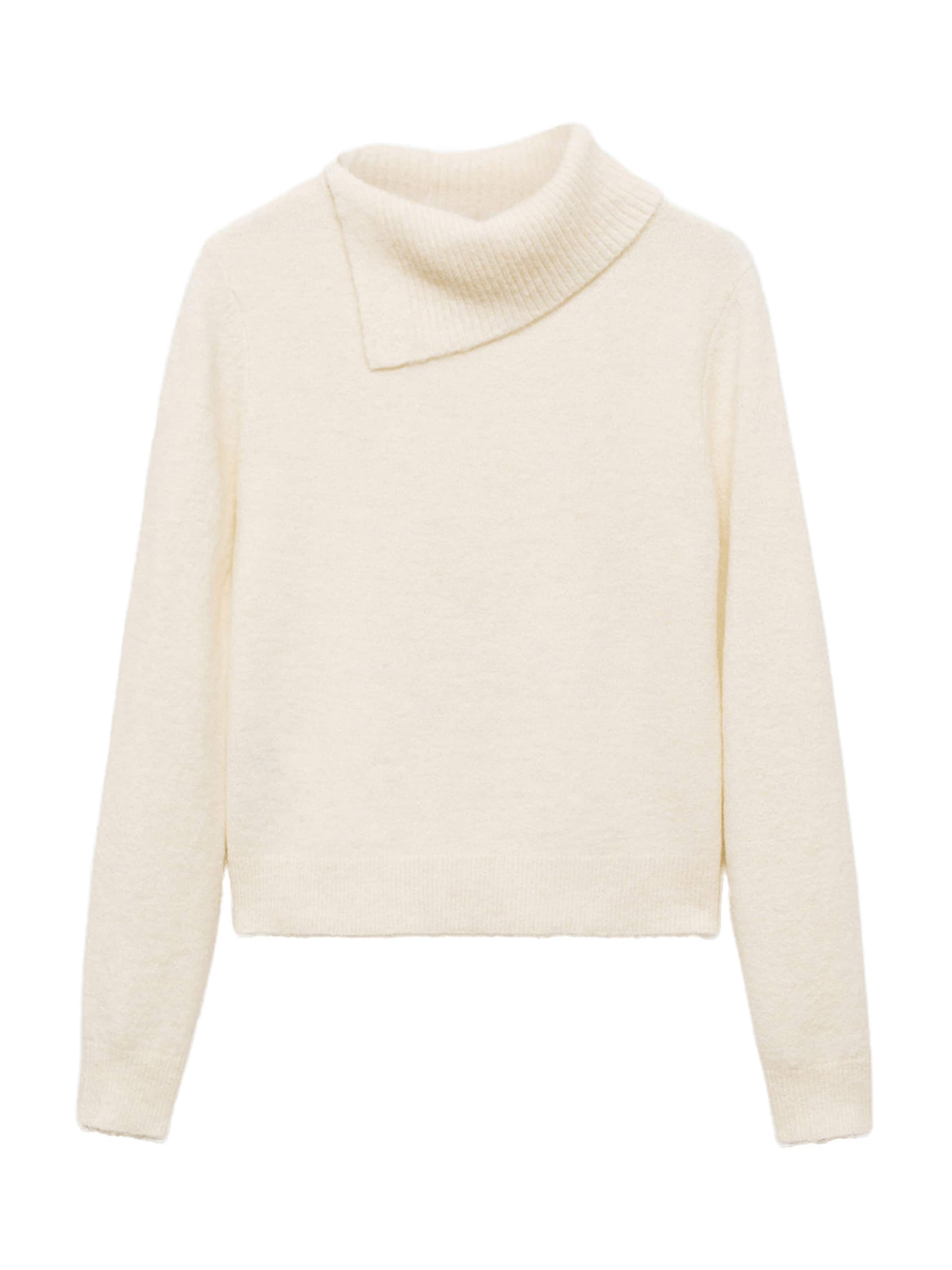 MANGO Pulóver 'PULGUITA' - bézs: elől