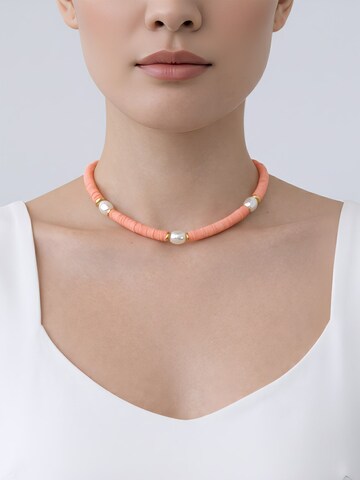 Secret Stones Necklace 'Aura' in Orange