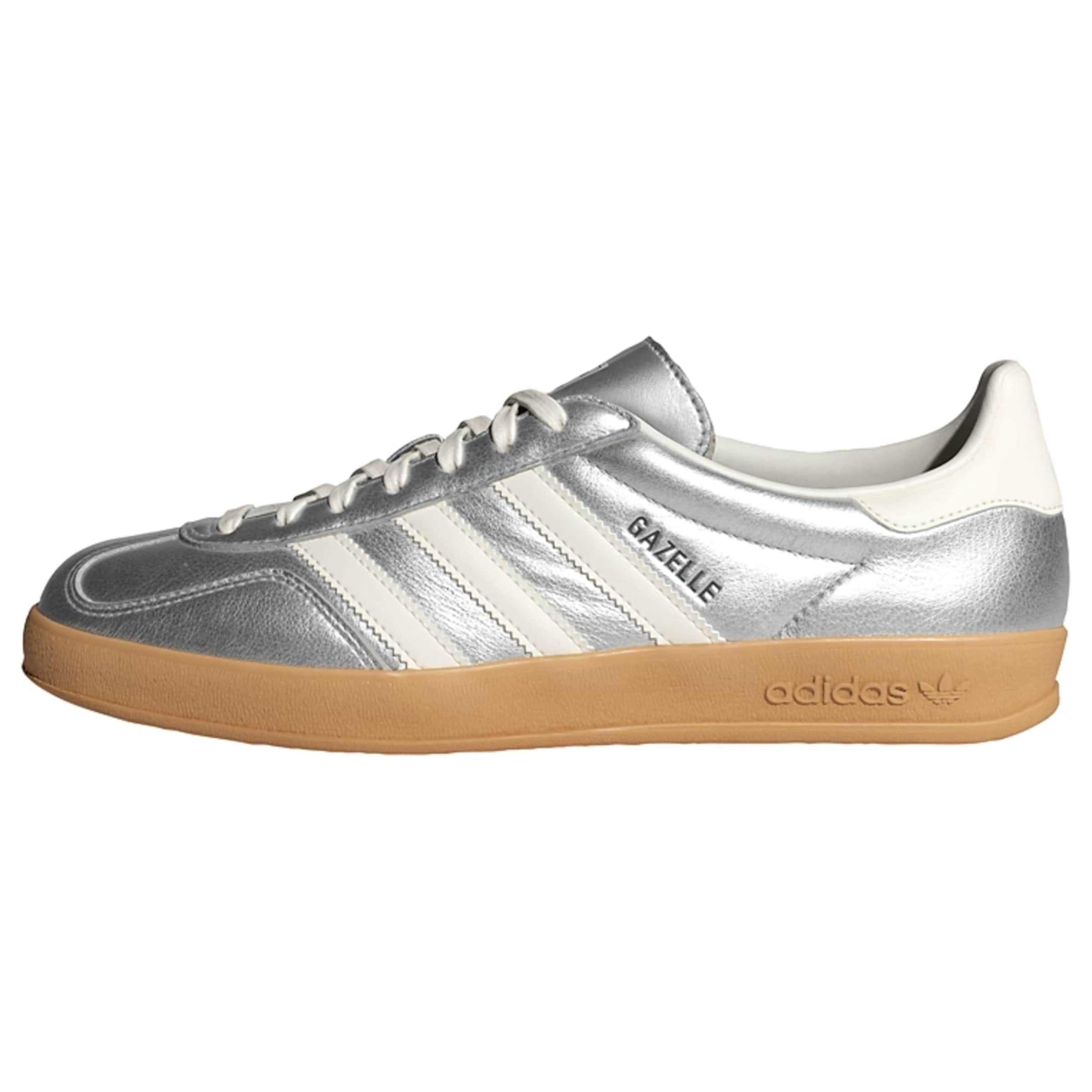 ADIDAS ORIGINALS - Zapatillas deportivas bajas 'Gazelle' en plata: frente