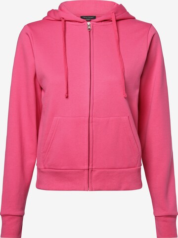 Franco Callegari Zip-Up Hoodie in Pink: front