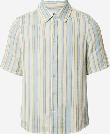 ABOUT YOU x Jaime Lorente Regular fit Overhemd 'Carlos' in Blauw: voorkant