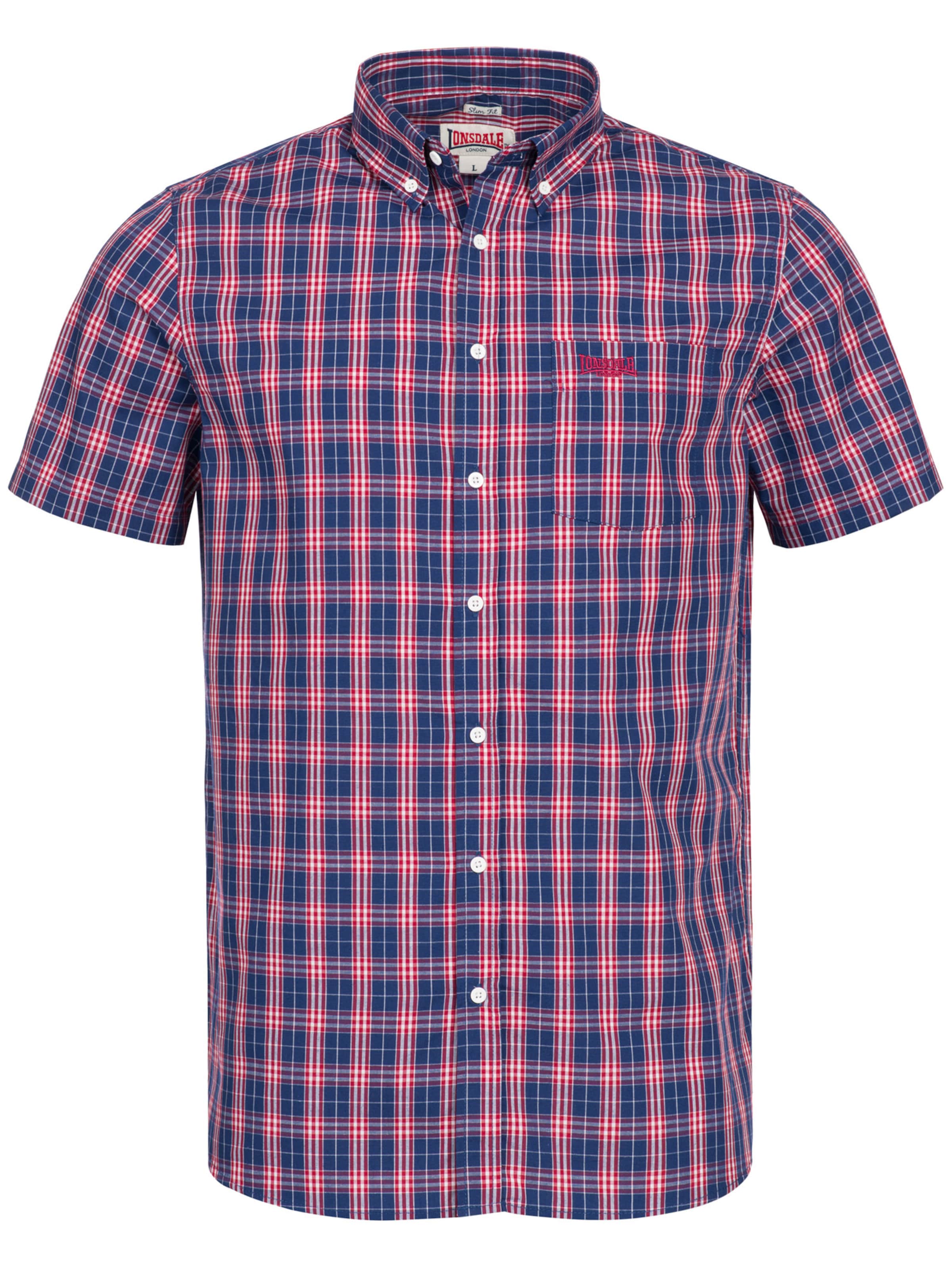 Camicia 'Brixworth' di LONSDALE in blu: frontale