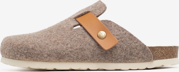 Bayton Pantolette 'Solden' i beige: framsida