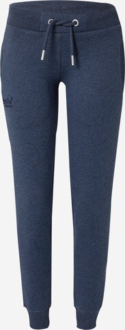 Superdry Pants in Blue: front