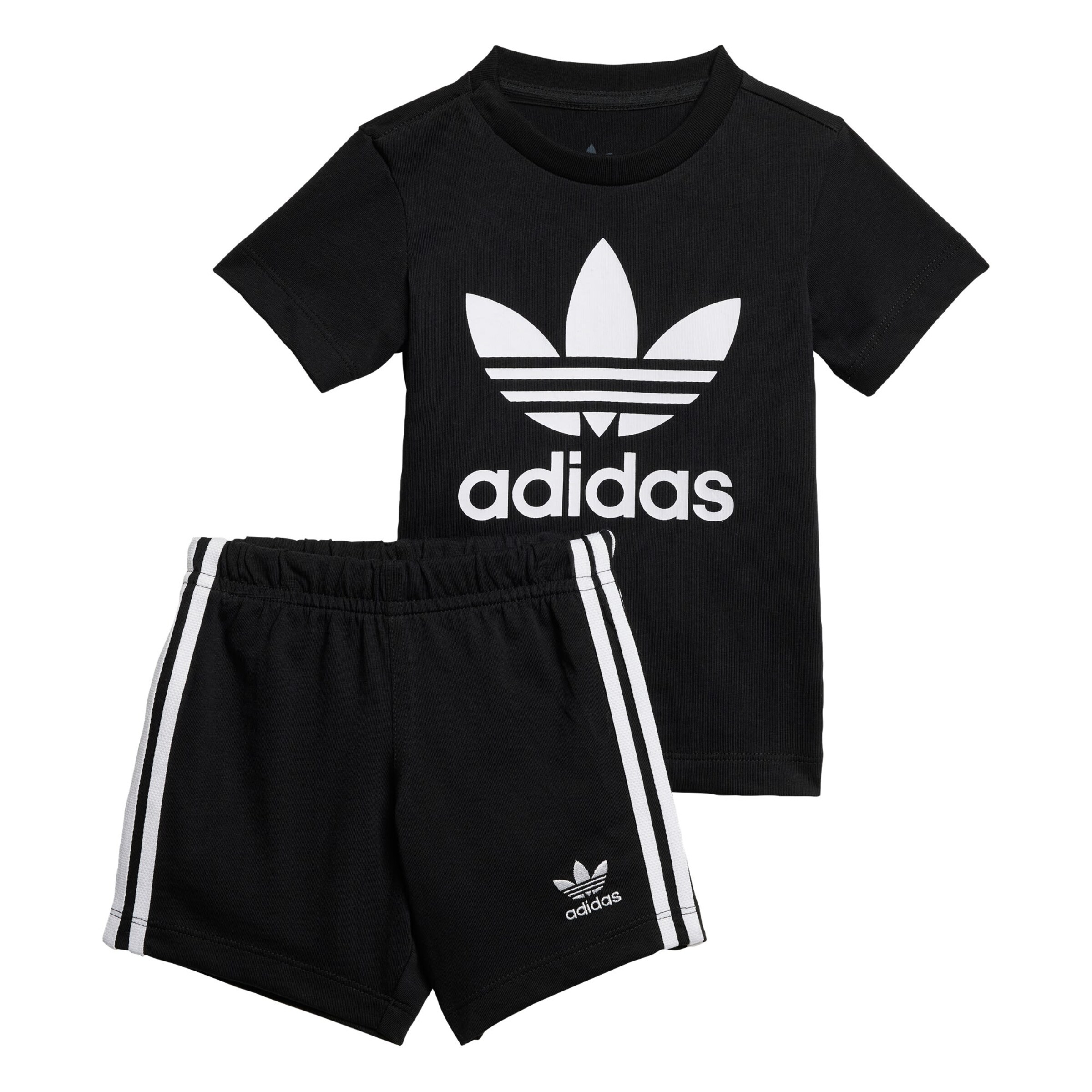 ADIDAS ORIGINALS Комплект 'Shorts Tee Set' в черно