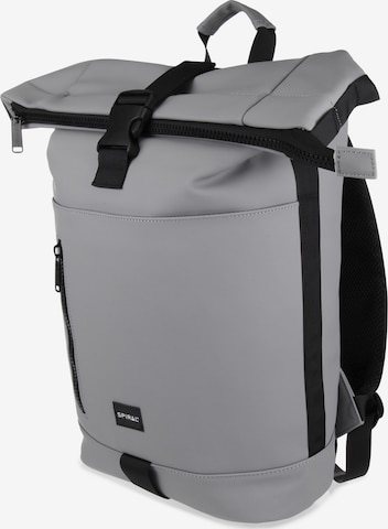 SPIRAL Backpack 'TRANSPORTER' in Grey: front