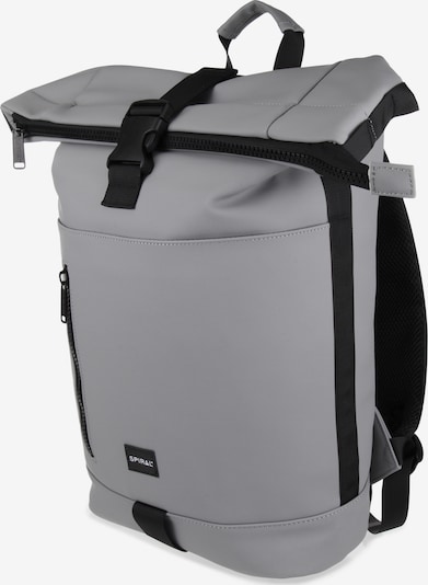 SPIRAL Backpack 'TRANSPORTER' in Grey / Black, Item view