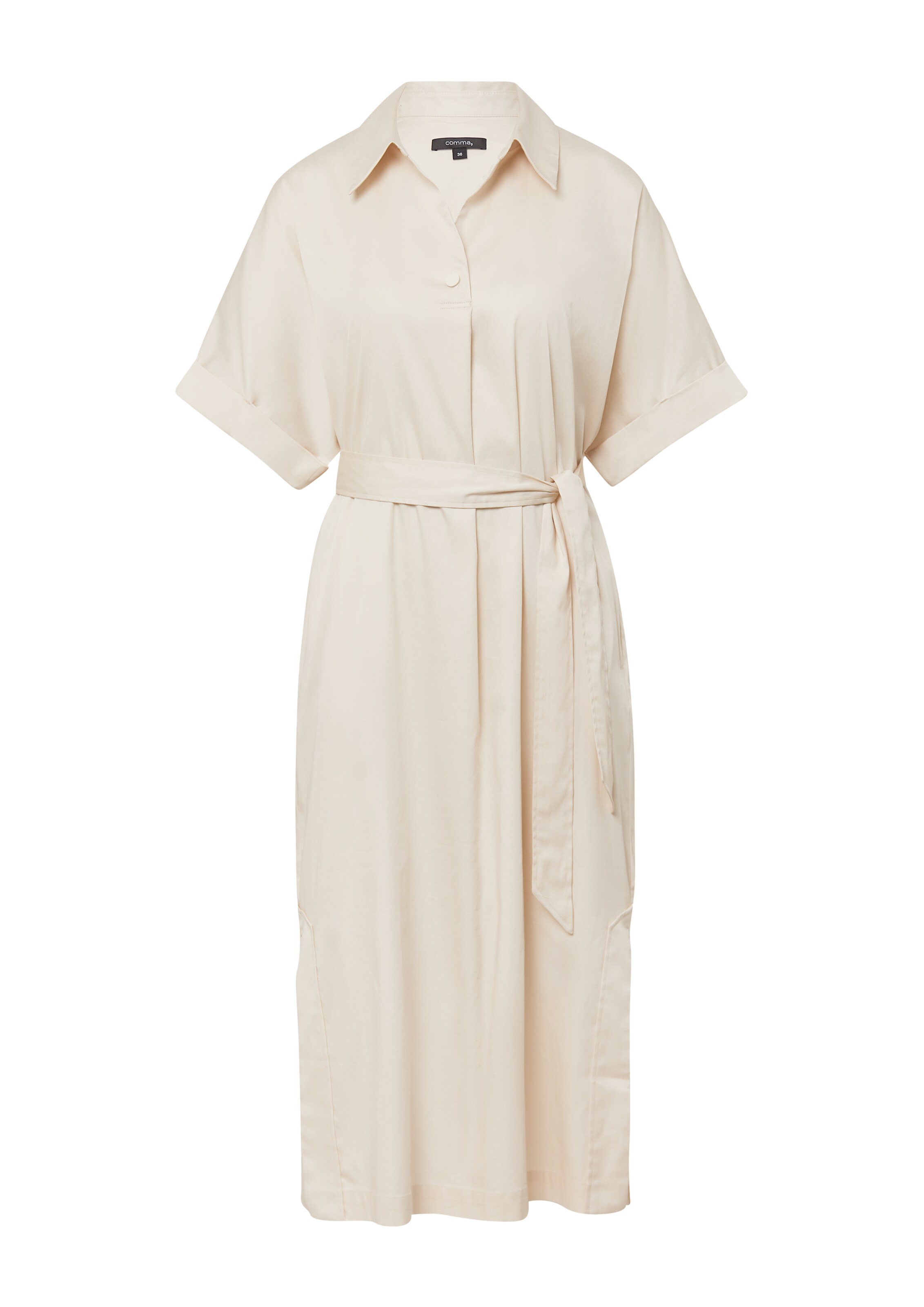 COMMA Kleid in Beige: Vorderseite