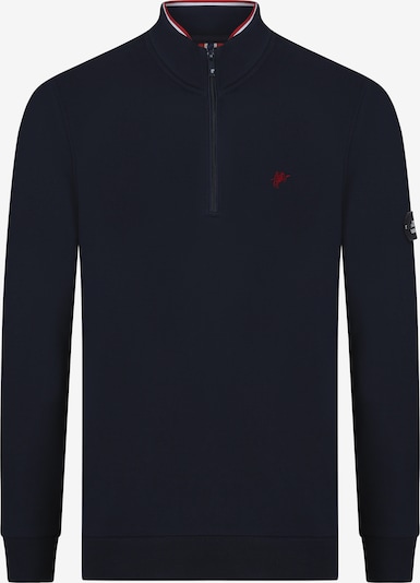 DENIM CULTURE Sweat-shirt 'SANTIAGO' en bleu marine, Vue avec produit